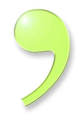 large comma